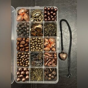 Jewelry Findings, COPPER, BRONZE & GUNMETAL WHAT-NOTS, loose bulk beads